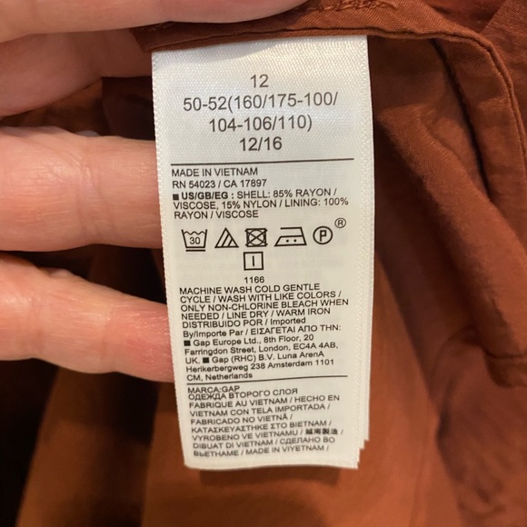 NWT Sz 12 Gap V neck Mini Dress - Picture 9 of 9